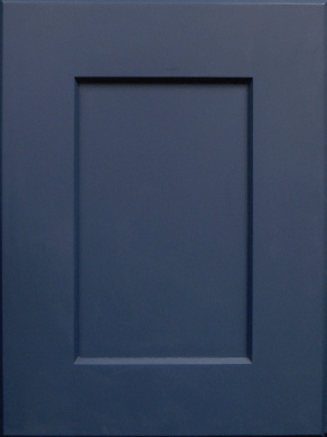 Dark Blue Shaker Style Door